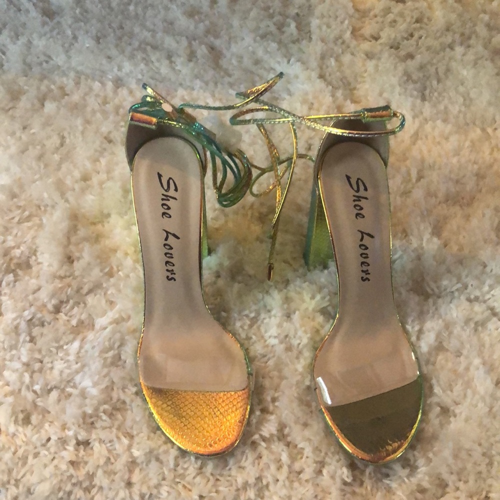 Ladies shoe string up ankle - Picture 3 of 4